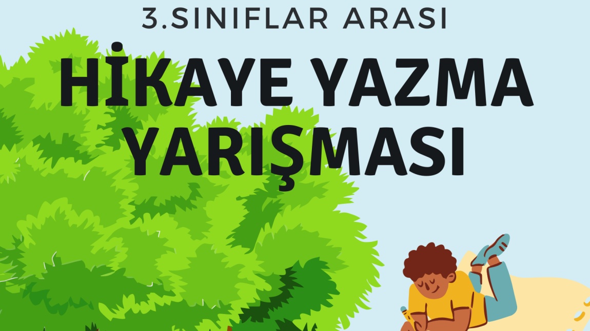 HİKAYE YAZMA YARIŞMASINDA DERECEYE GİREN ÖĞRENCİLERE ÖDÜLLERİ VERİLDİ